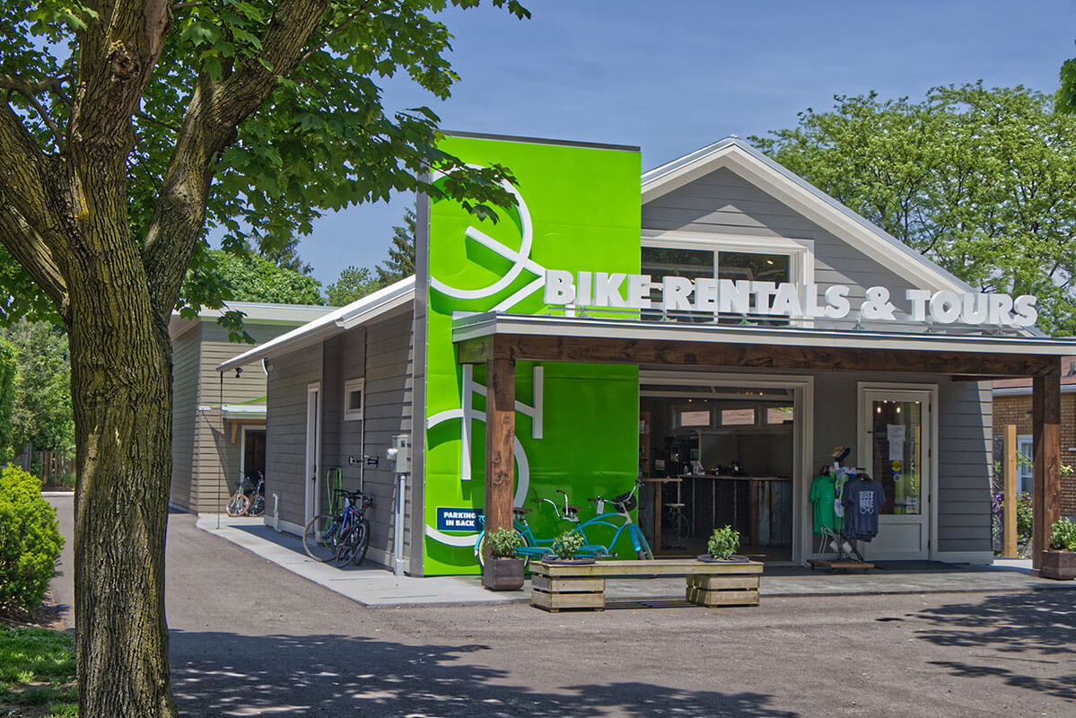 The Zoom Leisure Bike Rental store in Niagara-on-the-Lake